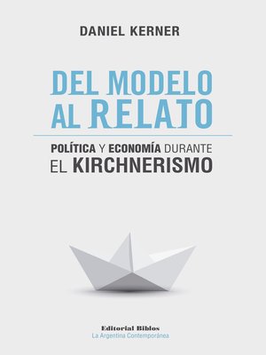 cover image of Del modelo al relato